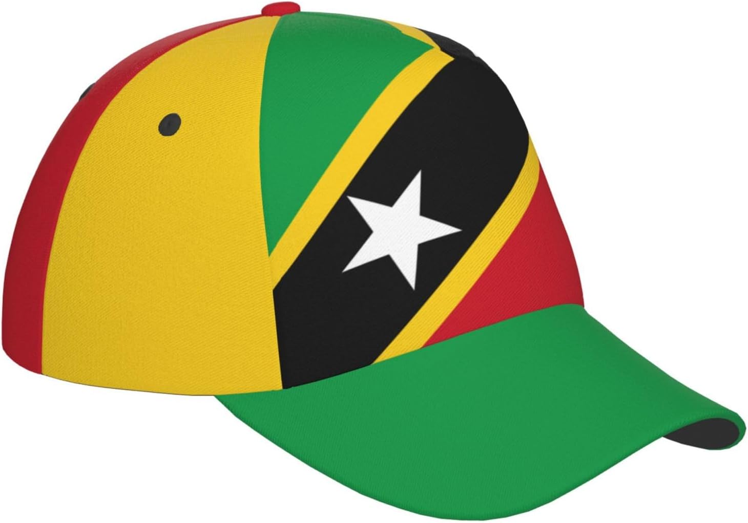 ASYG Cute Flag Hat Retro Funny Flag Baseball Cap Adjustable Snapback Hat for Men and Women - Image 3