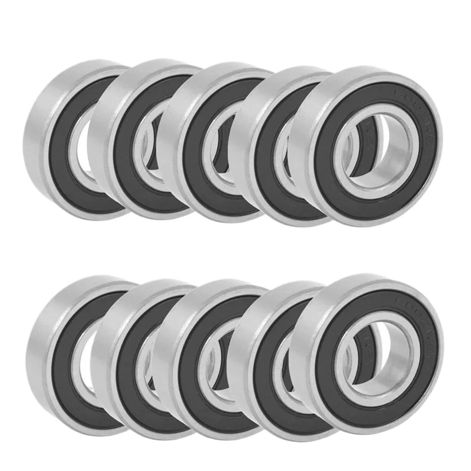 Bearing, 10pcs 6901-2RS 6901RZ Shielded Bearing 12x24x6mm Deep Groove Ball Bearings 6901 6901RS 61901-2RS1 Wear Resistance
