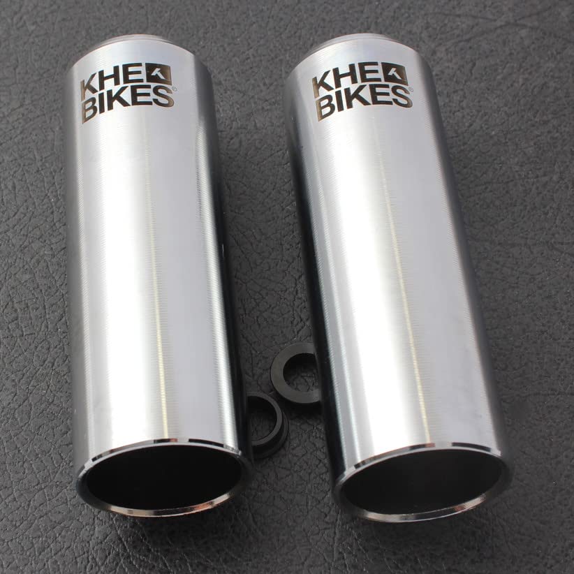 Amazon.com : KHEbikes KHE CNC PRO BMX Pegs 10 mm 14 mm Silver