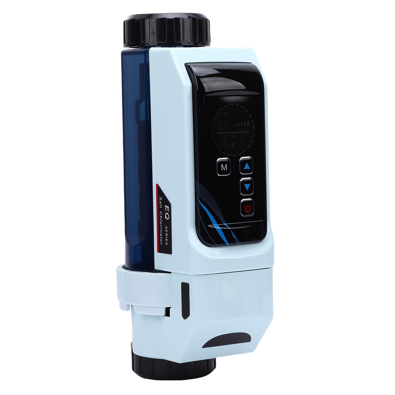 de Clorador Salino para Piscinas Clorador Integrado de Agua Salada para Piscinas 32 G por Hora Control Inteligente Autolimpieza Salida Ajustable para de 160 M3