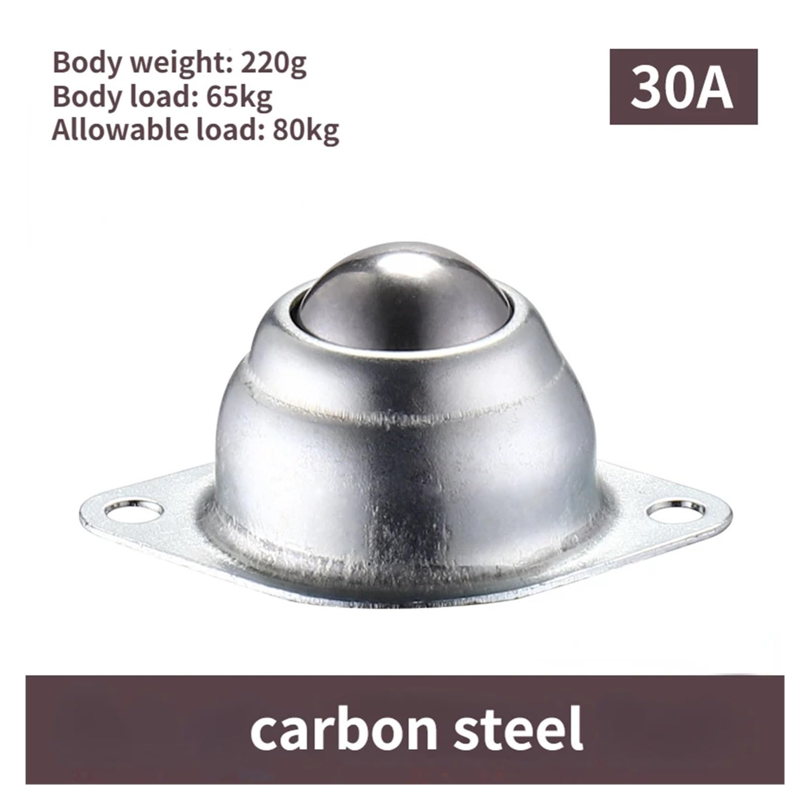łożyska kulkowe wałeczkowe 4 kółka obrotowe ze stali i metalu, uniwersalne, do maszyn, wózków, mebli i sprzętu. (CY-30A Carbon steel)