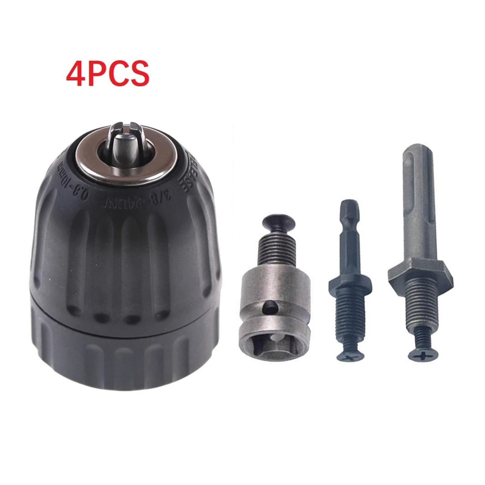 0.8-10mm bezkluczowy uchwyt wiertarski 3/8-24UNF adapter wiertła do gwintów konwerter szybkiej wymiany pasuje do SDS pasuje do wiertarki udarowej Plus