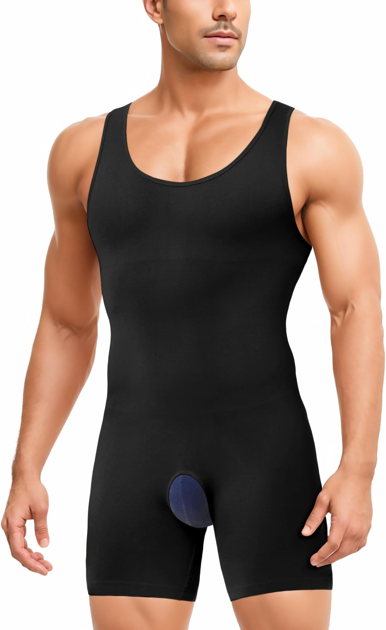 Men Shapewear Tummy Control Bodysuit Waist Trainer Full Body Shaper Fajas Compression Shirts Shorts Slim Belly
