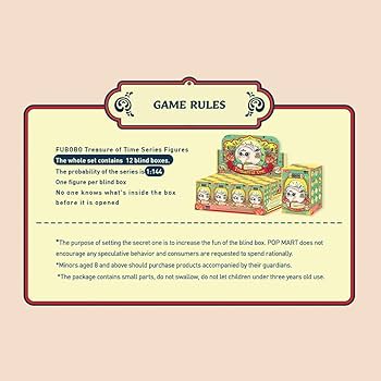 Amazon.co.jp: POPMART FUBOBO Treasure of Time シリーズ【アソート