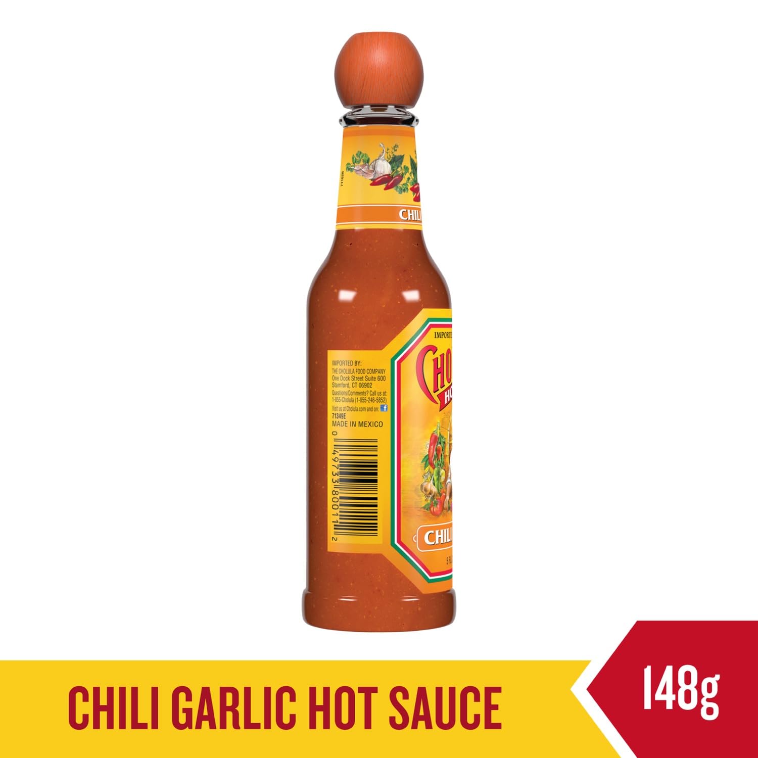 Cholula, Sauce Hot Chili Ail, 5 onces (12 Pack) 12