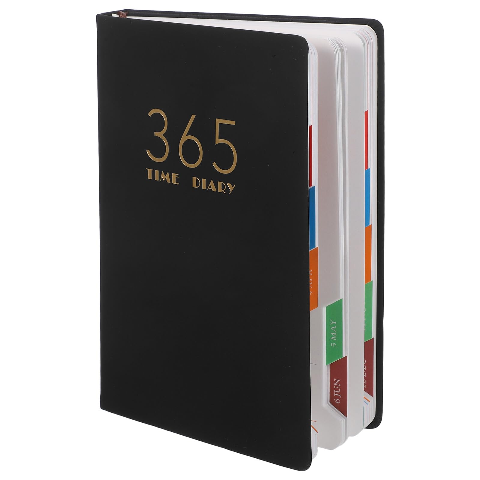 Planner Accademico Settimanale e Mensile Nero Taccuino Portatile per Organizzazione Obiettivi Appuntamenti e Diario di Studio per Scuola Ufficio e Viaggi