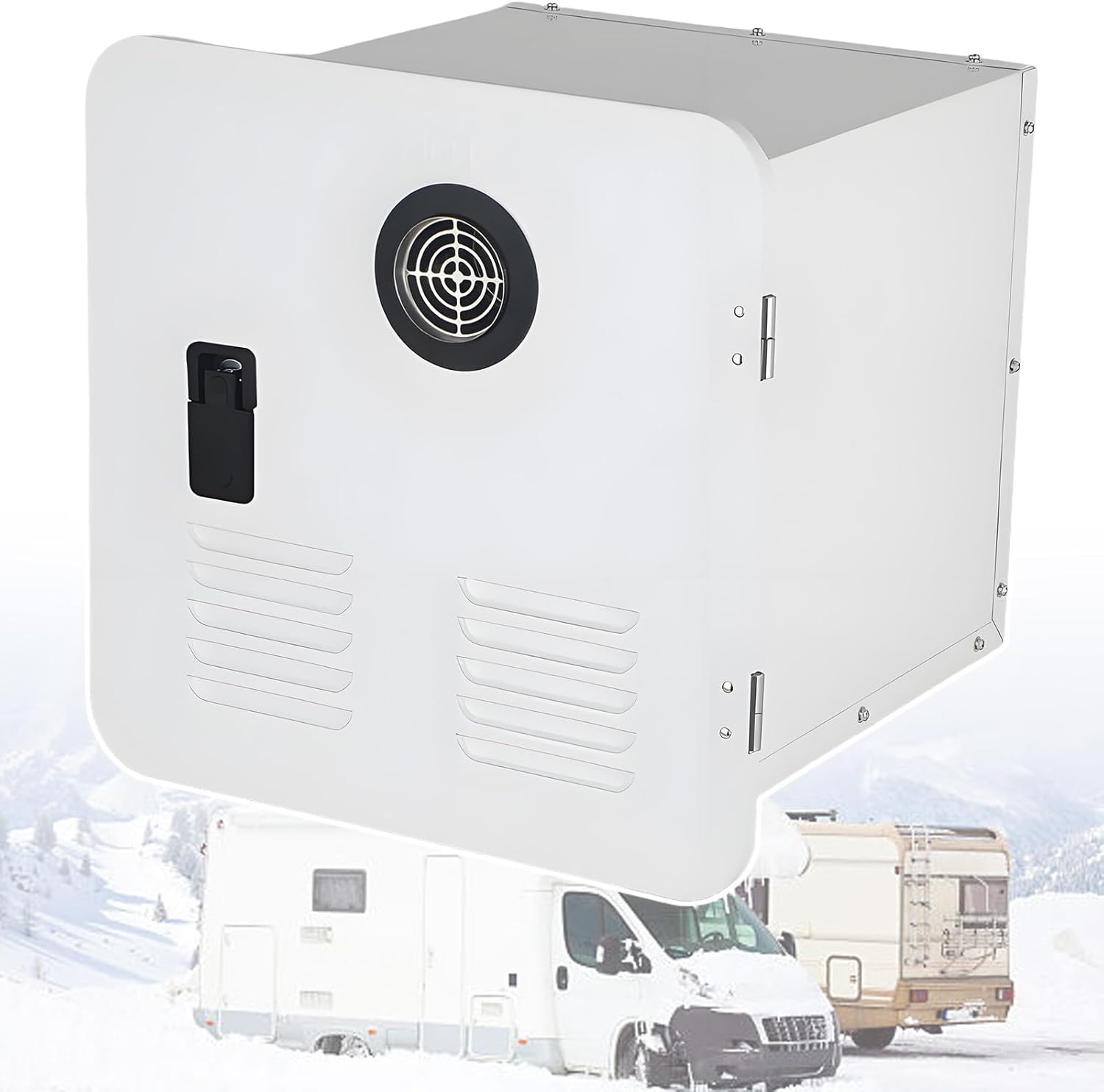Rv Instant Hot Water Heater,Propane Water Heater, w/Remote and 15x15 Door, 65000 BTU Motorhome Specific