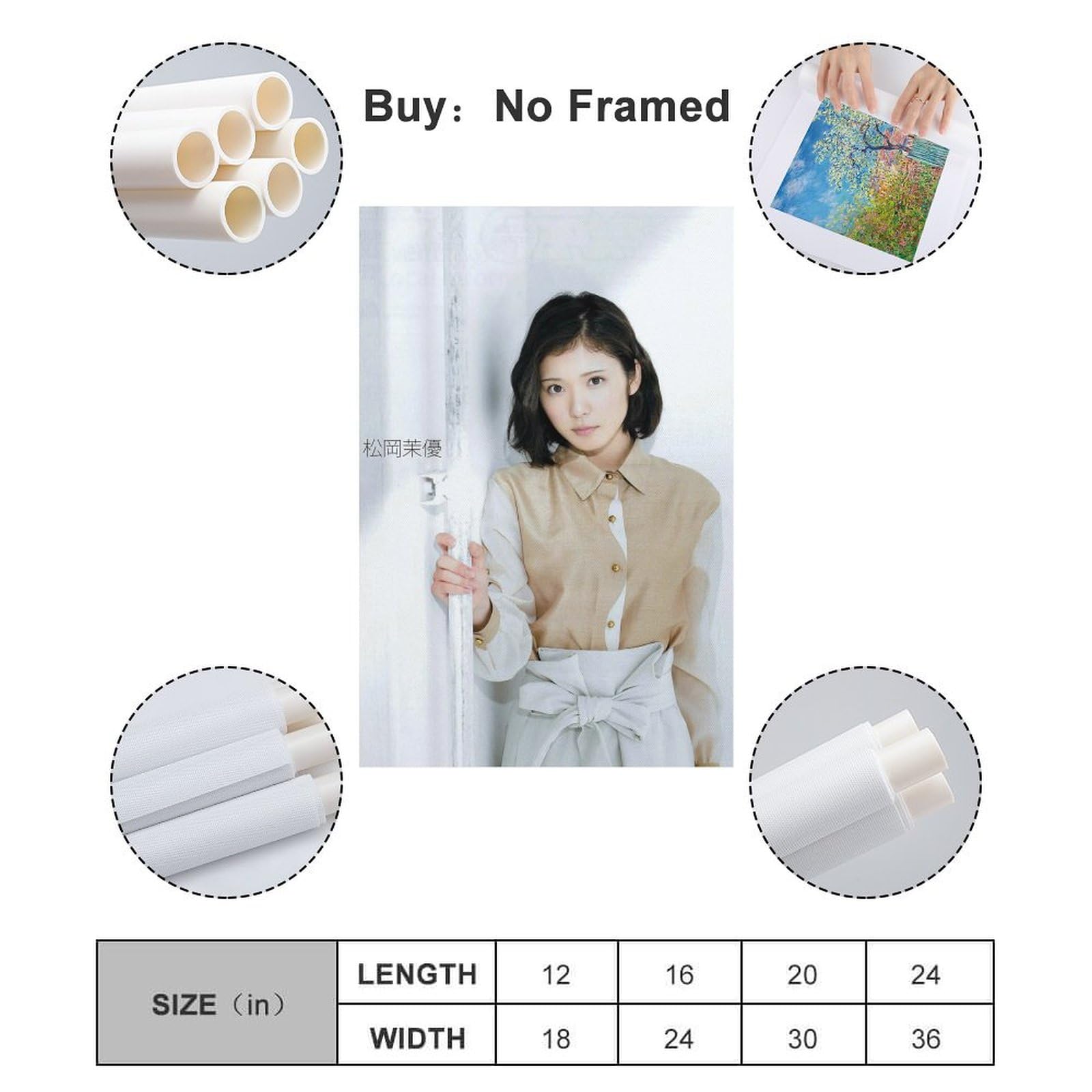 Amazon.co.jp: 松岡茉優 装飾画 松岡茉優 写真集 松岡茉優 ポスター