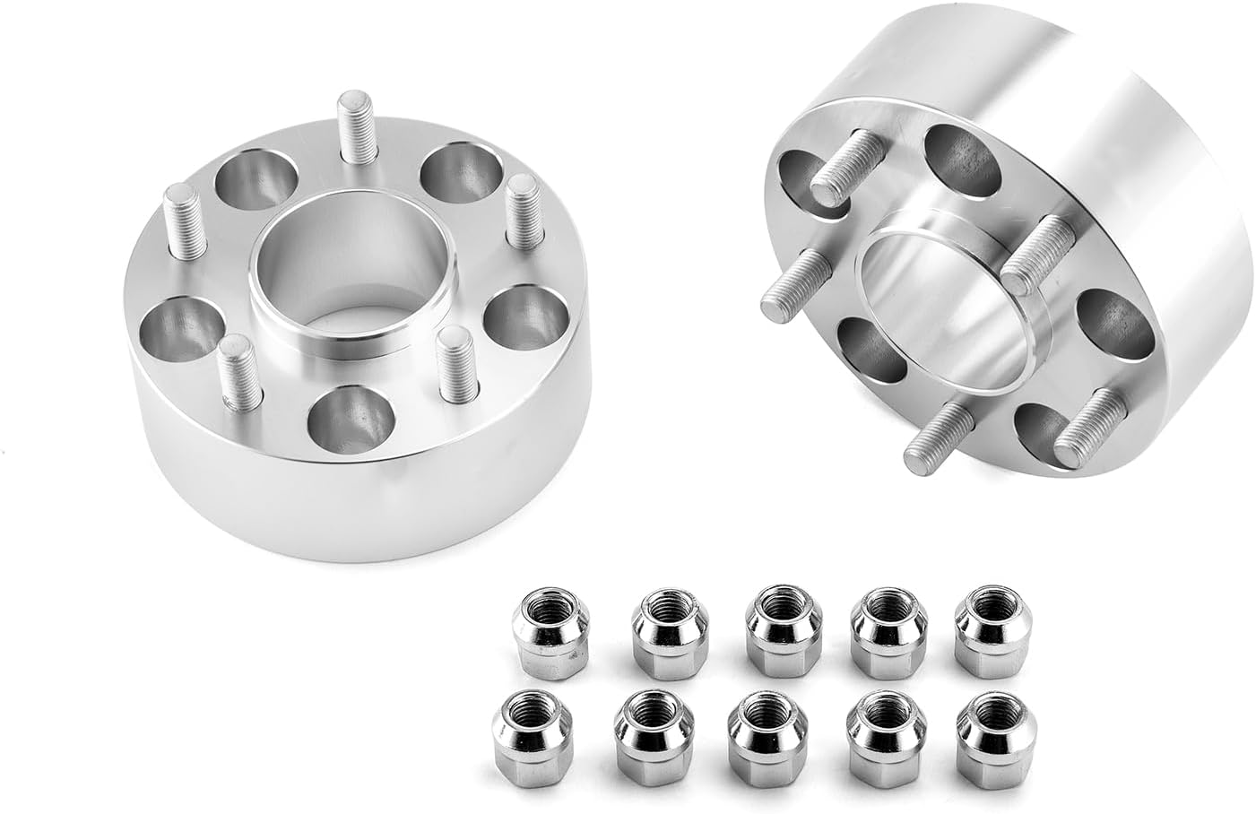 Wsays 2Pcs 2 Inch Wheel Spacer Adapter Compatible with Polaris RZR Pro Turbo R 4 2022-2025 5x114 Bolt Pattern M12x1.5 Thread Pitch