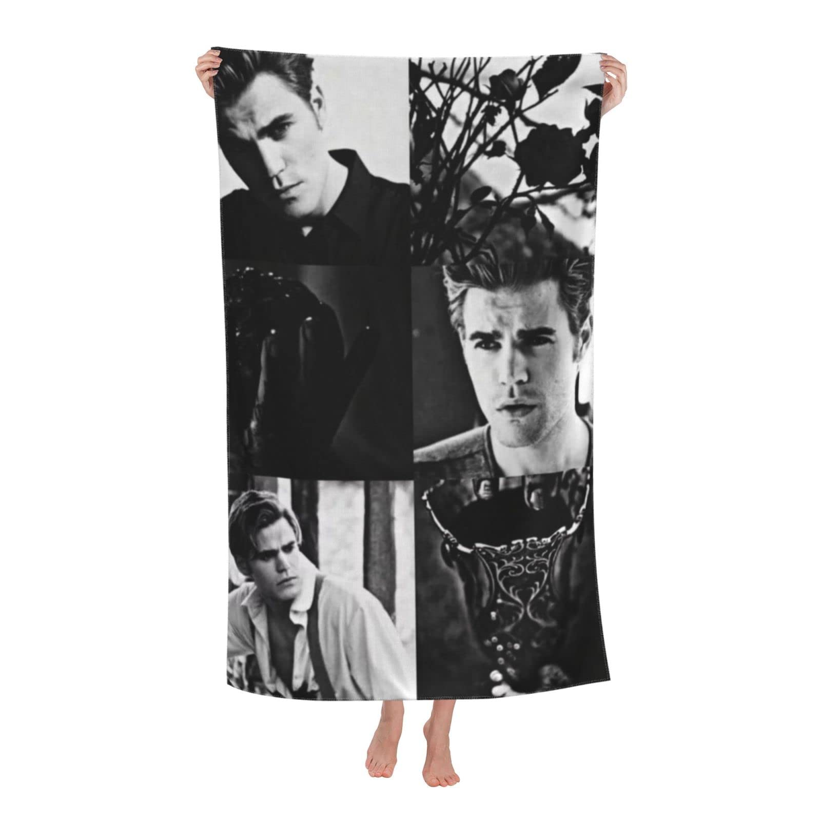 Djngn Men's As Pic Stefan Beach Towel Salvatore Bath Towel Blanket Microfiber Quick Dry Super Absorbent Lightweight Towel For Travel Pool Swimming Bath Camping Yoga 32X52in