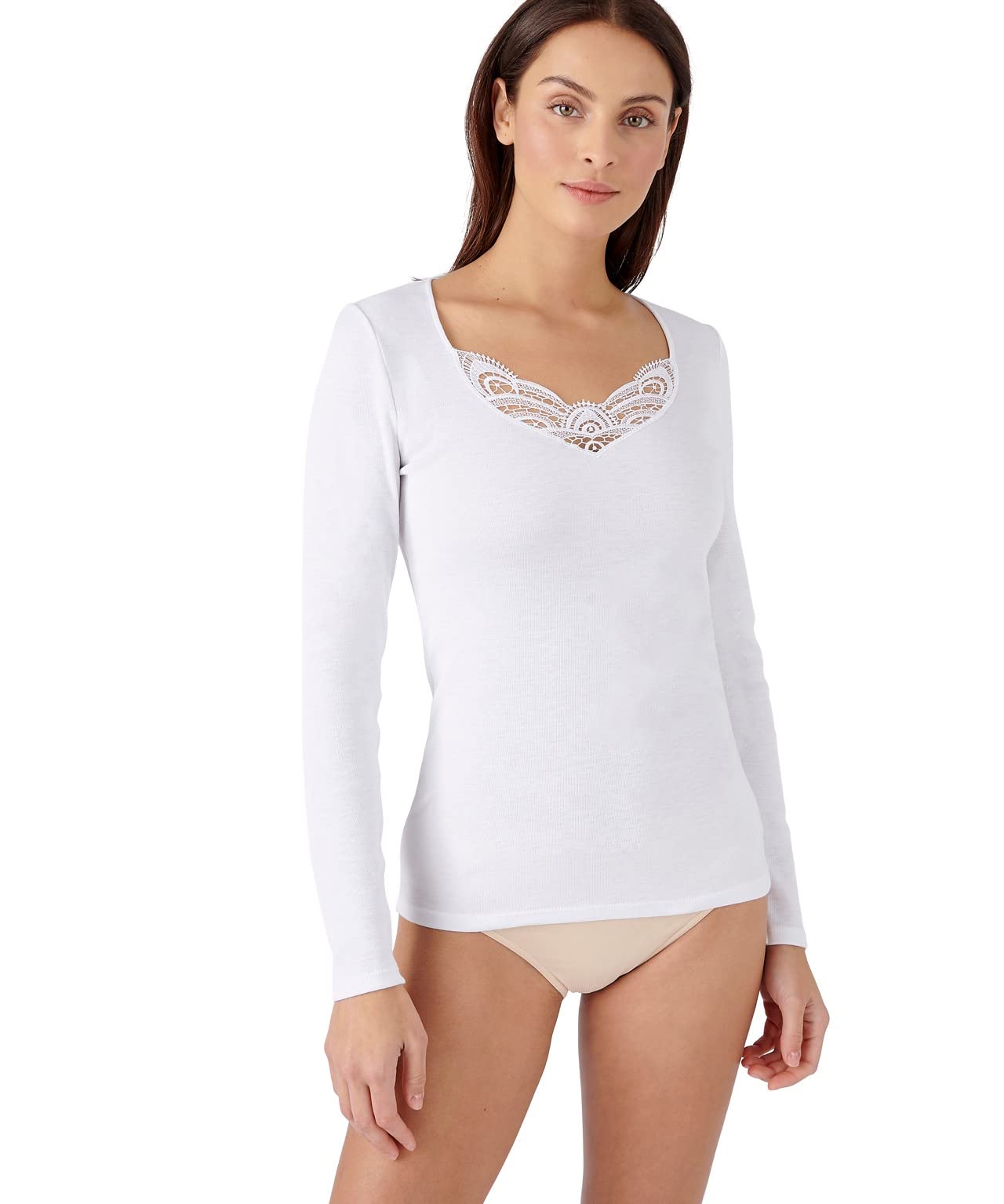 Damart - T-Shirt Thermolactyl Manica Corta Maglia Classica, Bambino, Rosa Lilla, 6 anni