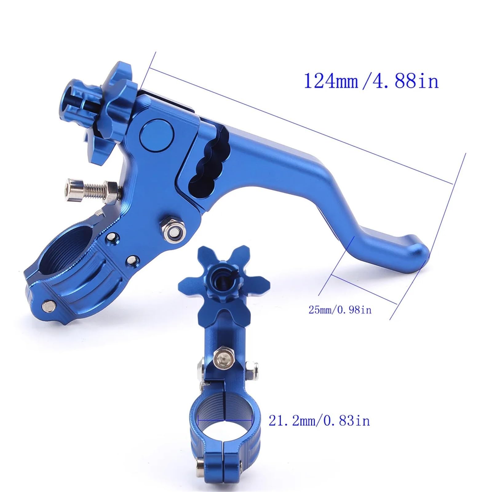 Fit For Y-a-m-a-h-a YZ80 YZ125 YZ250F YZ450F YZ426F WR250R WR450F TTR 125 250 600 XT125 CNC Stunt Clutch Lever Easy Pull Cable System(Silver Clutch only)