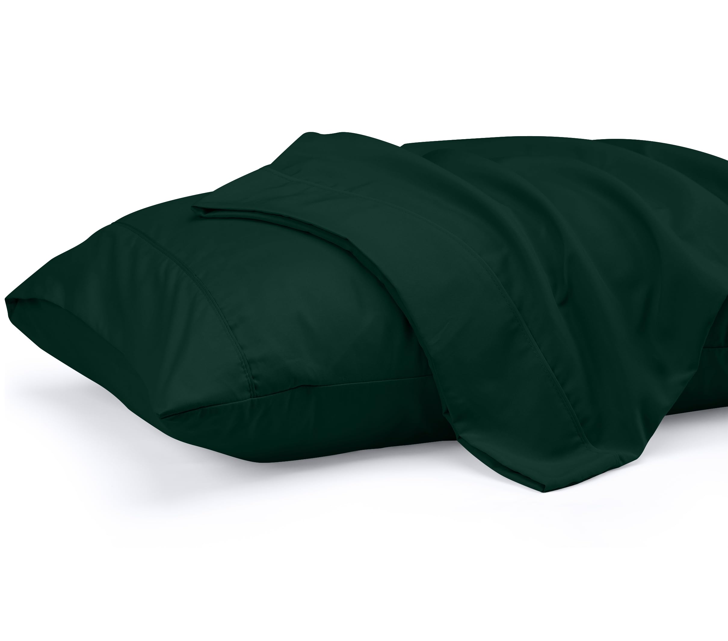 Utopia Bedding Standard Pillow Cases - 2 Pack - Envelope Closure - Soft Brushed Microfiber Fabric - Shrinkage and Fade Resistant Pillow Covers Standard Size 20 X 26 Inches (Standard, Emerald)