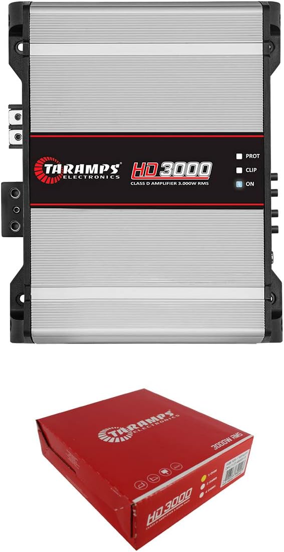Taramps HD3000-1 Full Range Monoblock Amplifier 3000W 1 Ohm Car Audio