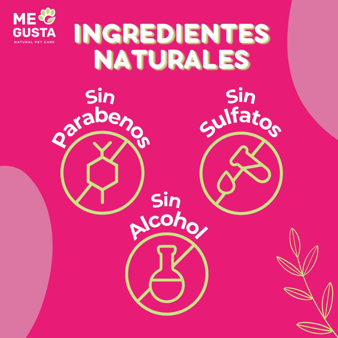 ME GUSTA Collar Repelente para Gatos con Geraniol | Repele Todo Tipo de Insectos | Fragancia Cítrica | 30 cm