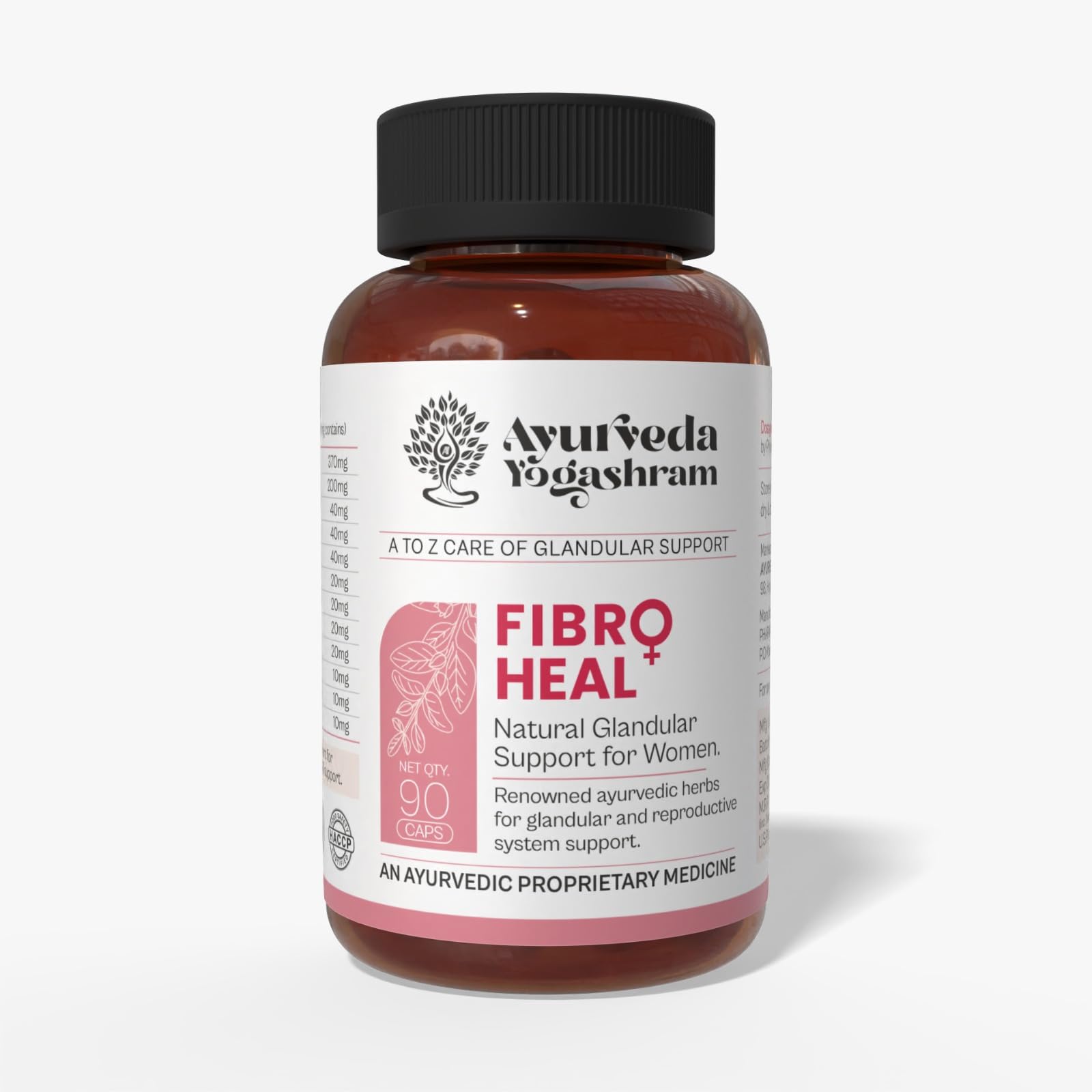 Ayurveda Yogashram Fibro Heal – Natural Herbal Supplement for Women’s Health | Ayurvedic Support for Fibroids, Uterine Wellness & Hormonal Balance | 90 Capsules | Approved by Ministry of Ayush-image-22
