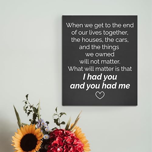 Miniatura 3 de Regalos para parejas letrero de madera con texto en inglés When We Get to the End of Our Lives Together, regalo romántico para marido o esposa,