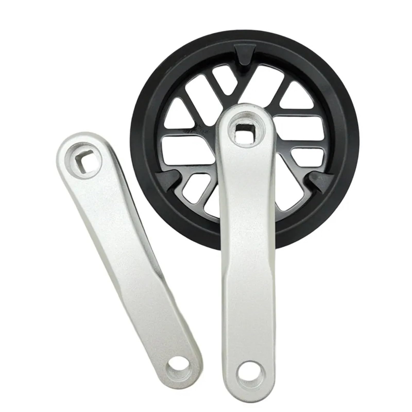 Mountain Bike Guarnitura Pieghevole Della Bicicletta Corona 32T 127/140/152mm In Lega di Alluminio Singola Velocità Variabile Manovella Per Mountain Bike Strada Bicicletta