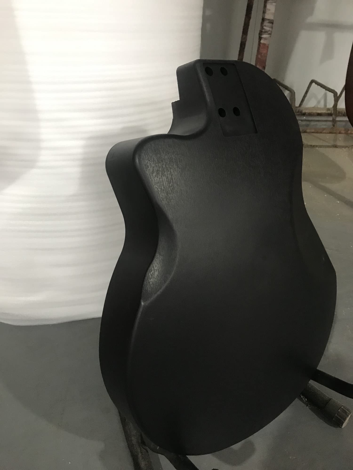 FLFL 1 Pz 39 Pollici Guitar Acoustic Body 6 Corde Torna Indietro Design Cutaway Pannello Guitarra Guitarra Kit Chitarra incompiuto