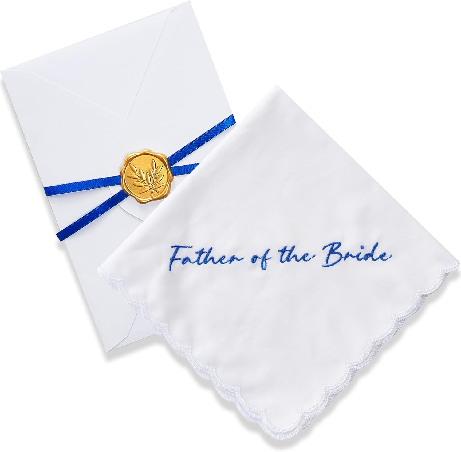 Mother of the Bride Gifts Wedding Handkerchief from Bride Something Blue