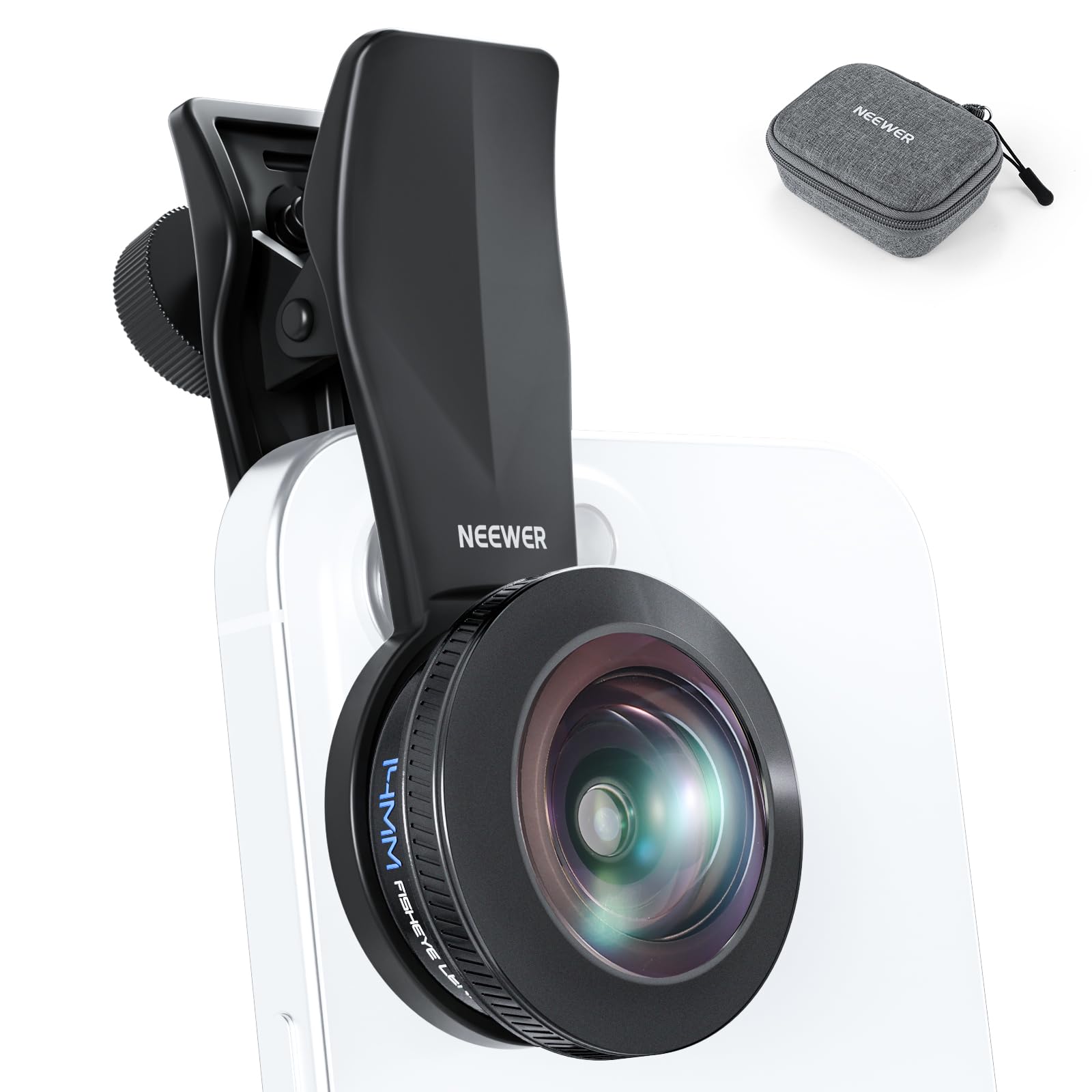 Amazon | NEEWER 170° 14mm VR魚眼レンズ 17mmネジレンズクリップ付き
