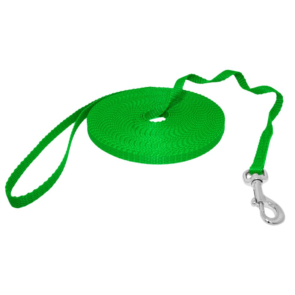 Hunde Design Mini Schleppleine Grün 15m
