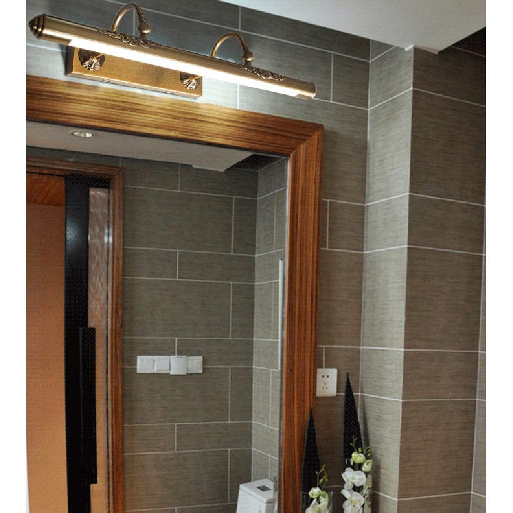 Spiegel Scheinwerfer Einfaches Wasserdicht Verfassungs-Spiegel Kosmetiktisch Badezimmer Modernes Acryl-Spiegel-Kabinett-Licht Einfache Wandleuchten/60Cm-11W