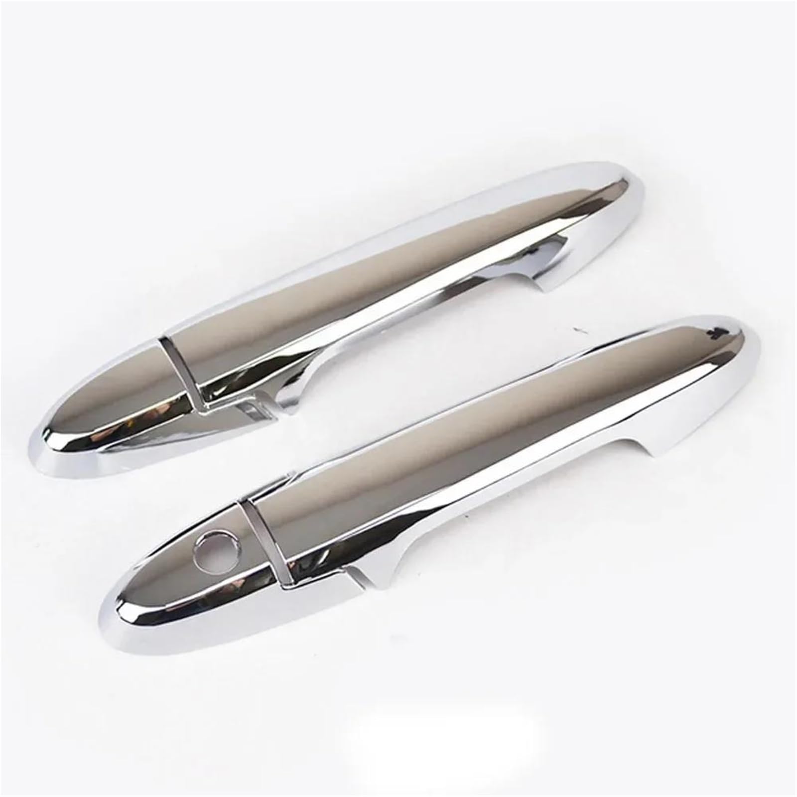 Yytemd No Button Side Door Handle Cover Bowl Trim For Vezel For Hrv 2014-2018 Chrome(No Button)