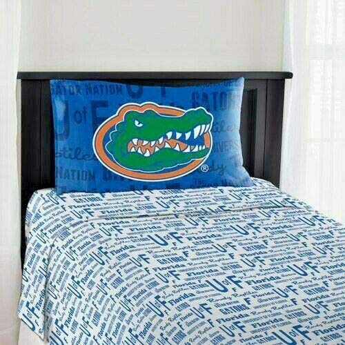 Northwest NCAA Florida Gators Monument 3 Piece Twin Bed Sheets…