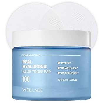 Amazon.com: WELLAGE Wellage Real Hyaluronic Blue 100 Toner