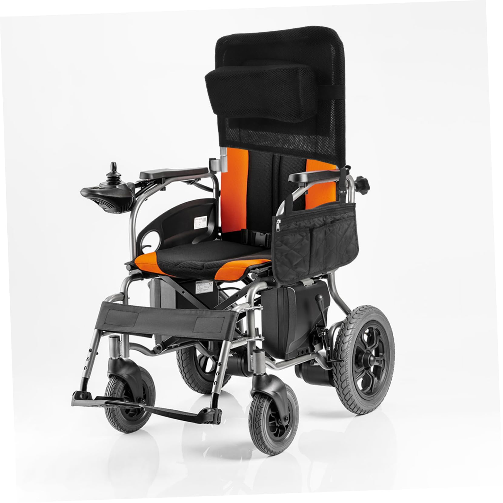 Accesorios Silla de Ruedas Respaldo Elevable y Desmontable, Extensor de Respaldo, Acero al Carbono y Malla Negra para Silla de Ruedas | Acero al Carbono, Acabado Acolchado y Suave, Accesorio para Reposacabezas y Cuello