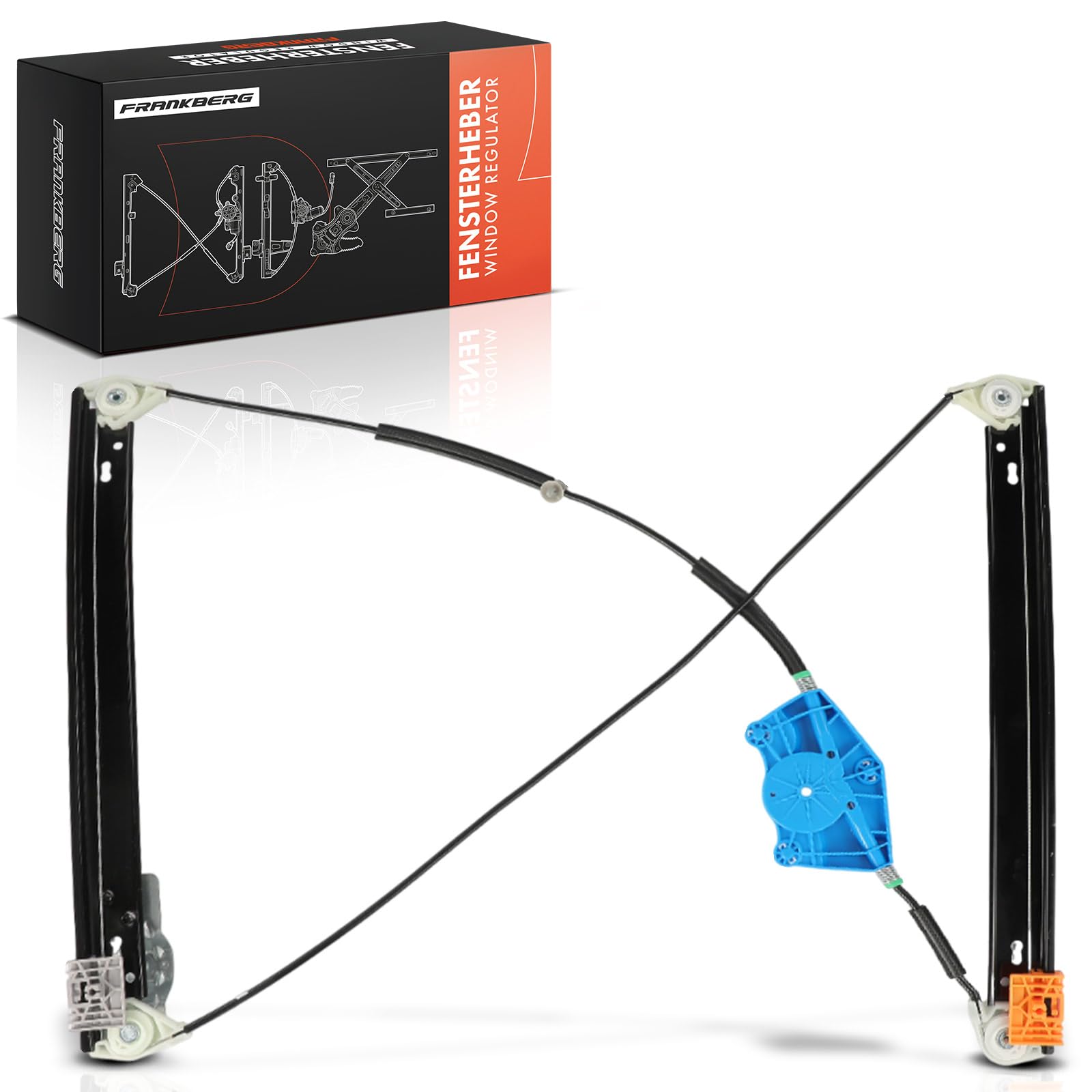 Window Regulator Without Motor Front Right Compatible with A4 8E2 8E5 B6 8EC 8ED B7 Exeo 3R2 3R5 Saloon Estate All Engine 2000-2013 8E0837462B