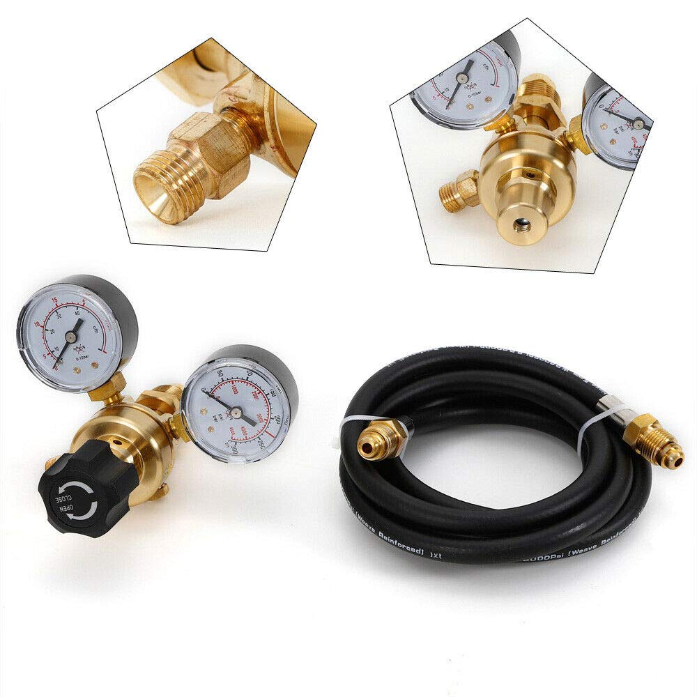 Buy Argon CO2 Tig MIG Flow Meter Welding Regulator Welder Gauge Pressure Reducer Flow Control