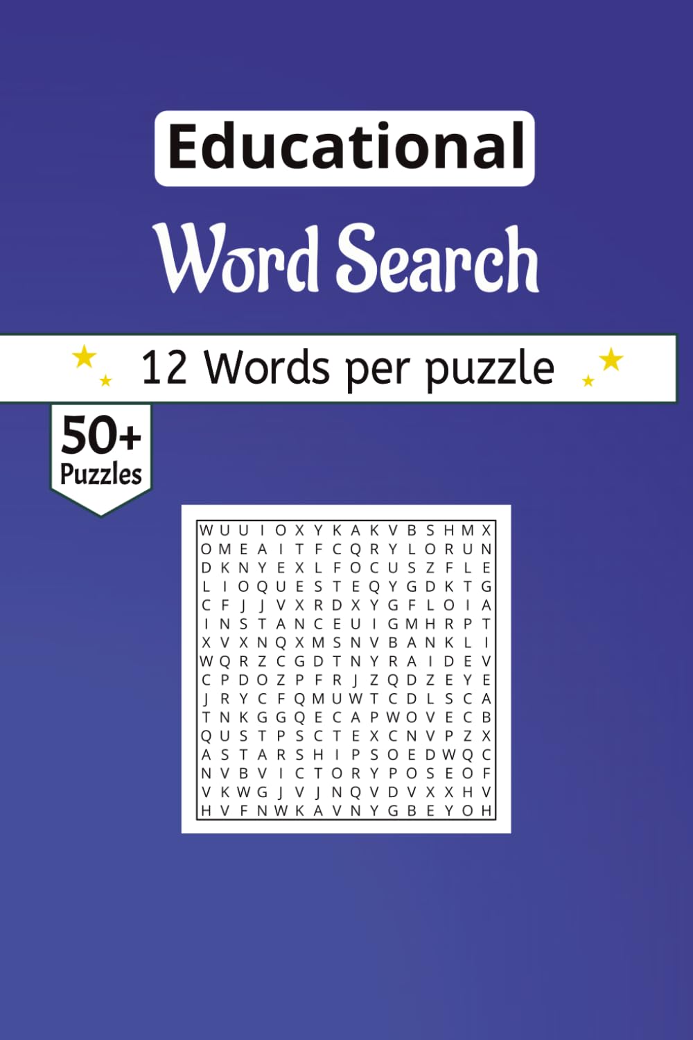 Educational Word Search Book: A Hand-Curated Collection of Academic Words