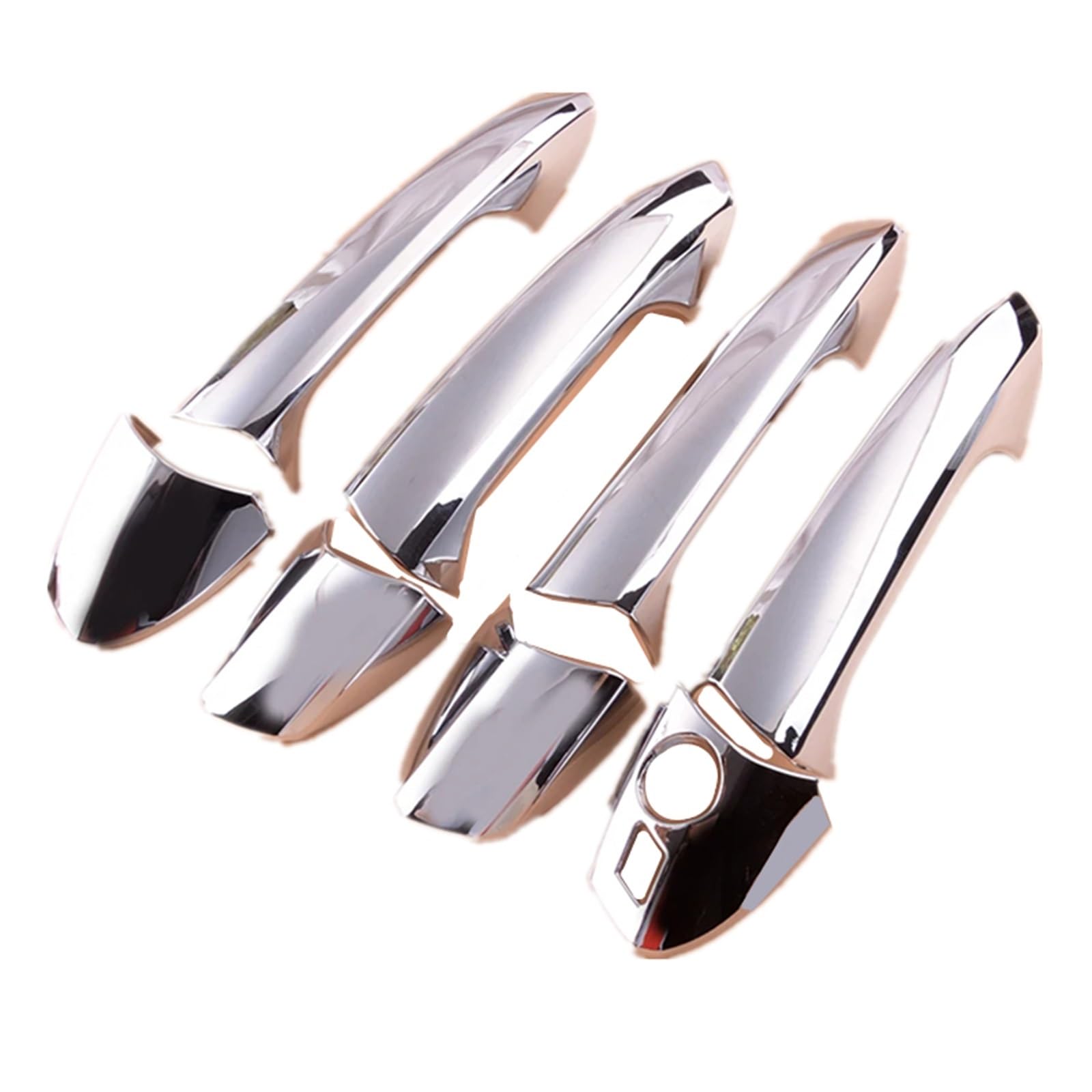 Rdwspli One Color Exterior Handle Shell Compatible With Benz For Cla Class For W117 2014 2015 Chrome Silver Exterior Door Handle Cover Trim Cap Kit