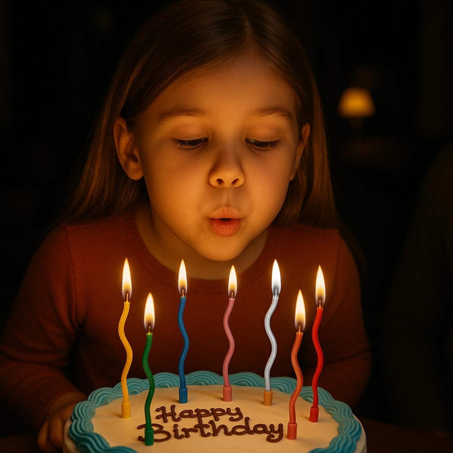 Spiral Candles: Elegant Cake Decor & Party Lights -10 Spiral Candles: Elegant Cake Decor & Party Lights -10