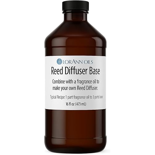 LorAnn Oils Reed Diffuser Base Unscented | Reed Diffuser Base Refill for DIY Home & Car Fragrance, Perfume & Essential Oil Mixing | Diffuser Base - 16 oz