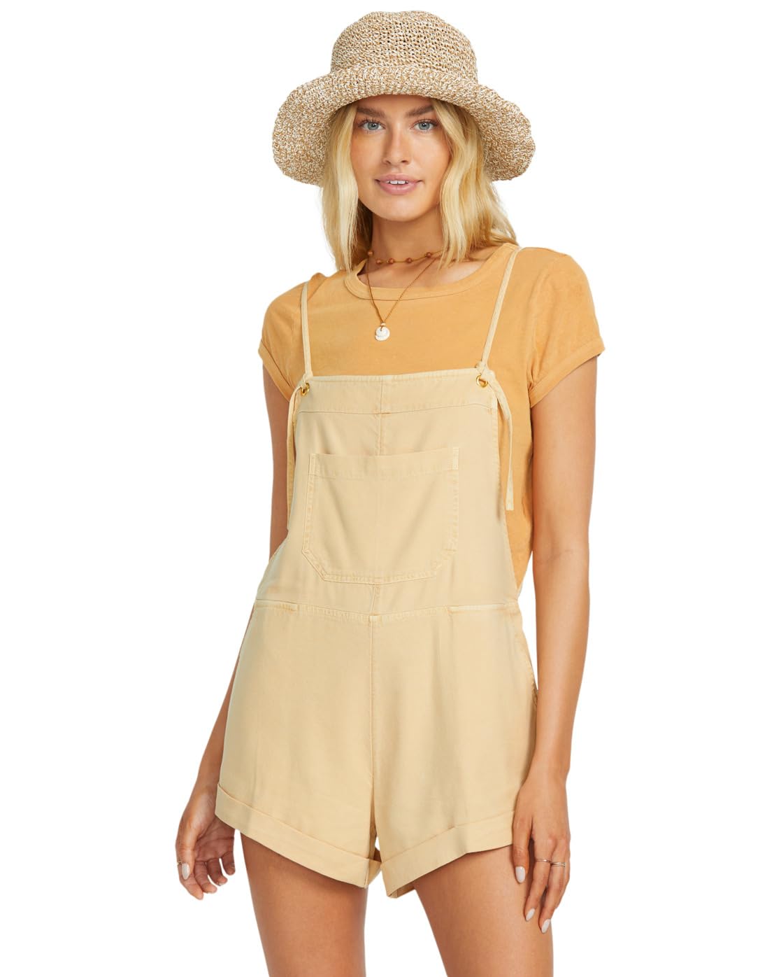 Billabong Women's Wild Pursuit Cotton Twill Blend Romper