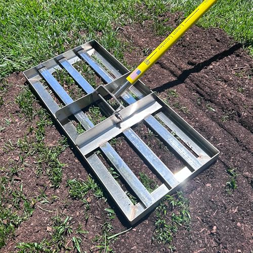 Rocklin™ Lawn Leveling Rake – 22” x 10”...