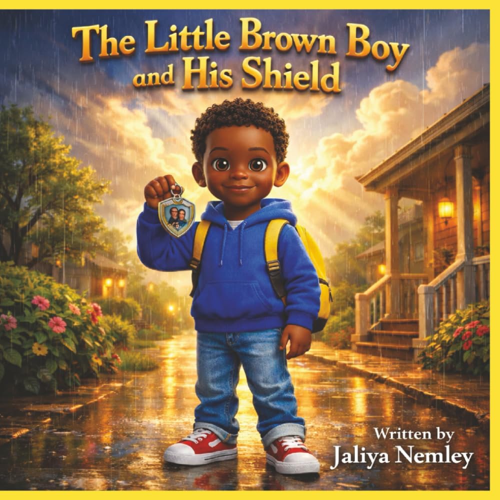 The little brown boy and his shield