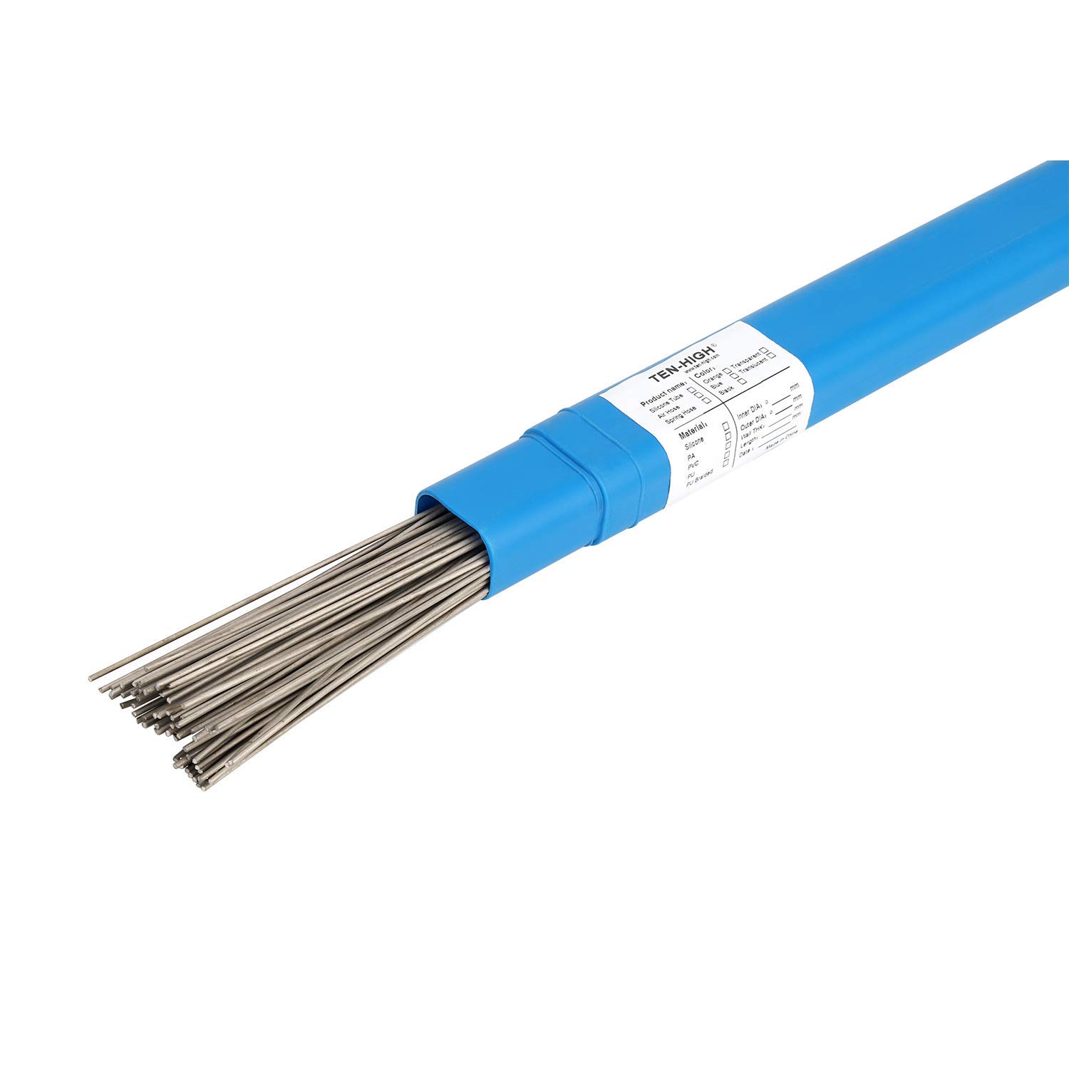 TEN-HIGH Fil Electrode en Titane TA3 Diamètre 2.4mm Longueur 1m, 5KG
