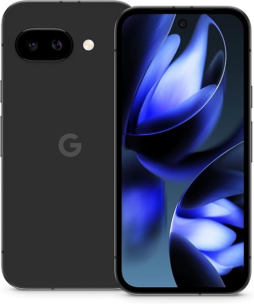 Google Pixel 9a with Gemini - Unlocked Android Smartphone with Incredible Camera and AI Photo Editing, All-Day Battery, and Powerful Security - Obsidian - 128 GB