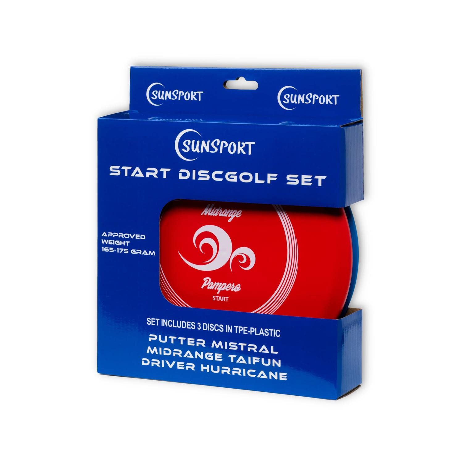 SunsportDisc Golf Set START, Putter, Mid Range and Driver