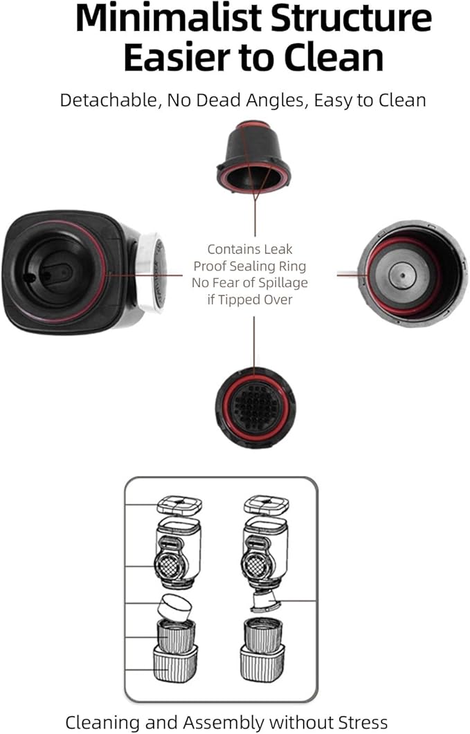 Cafetera Portátil Manual de Acero Inoxidable para Café Molido miniatura 4