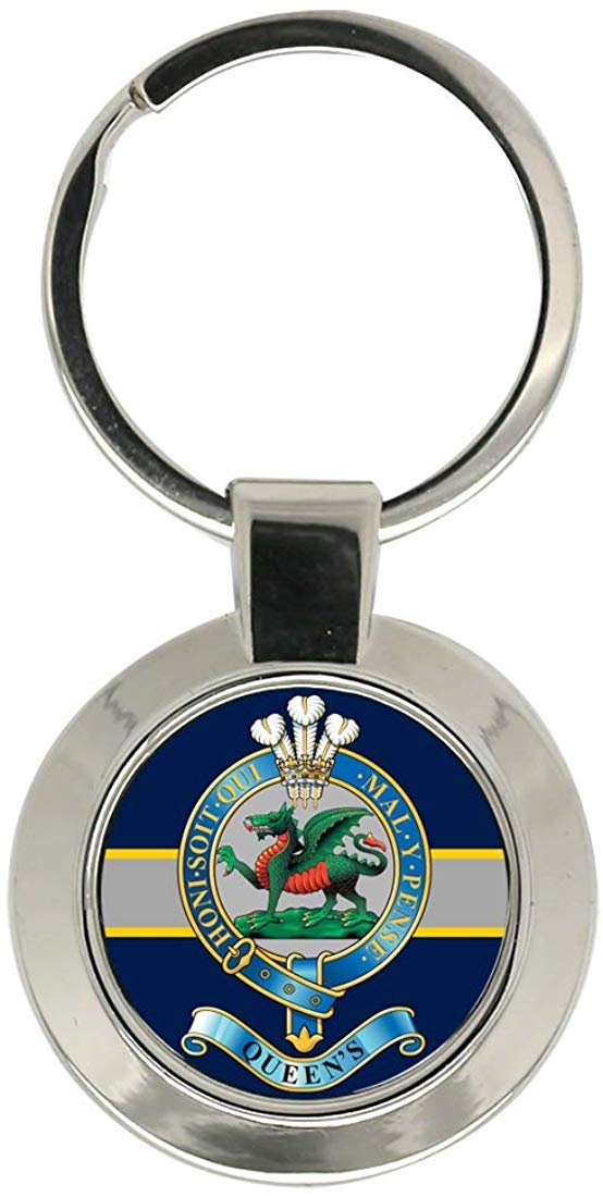 Giftshop UK Queen's Regiment, British Army Key Ring