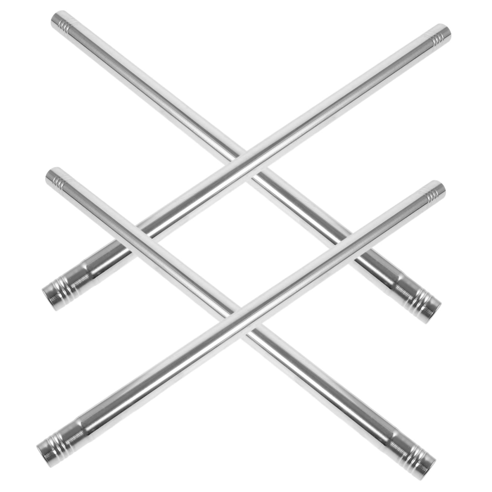 Alipis 4 Ensembles Manche À Balai en Acier Inoxydable Poteau De Vadrouille Domestique Tige De Remplacement De Vadrouille Remplacement du Poteau De Vadrouille Silver 4 Pièces * 4