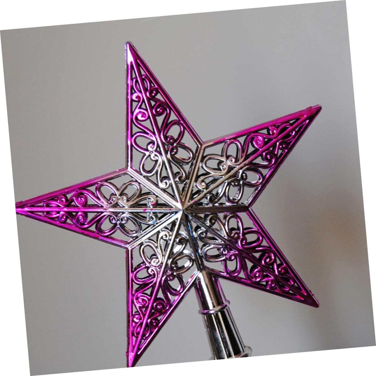 ABOOFAN 9stücke Teiliges Weihnachtsbaum Sternspitze Glitzernde Christbaumspitze Aus Hochwertigem Dekoration Für Festliche Anlässe Farbverlauf Bruchsicher