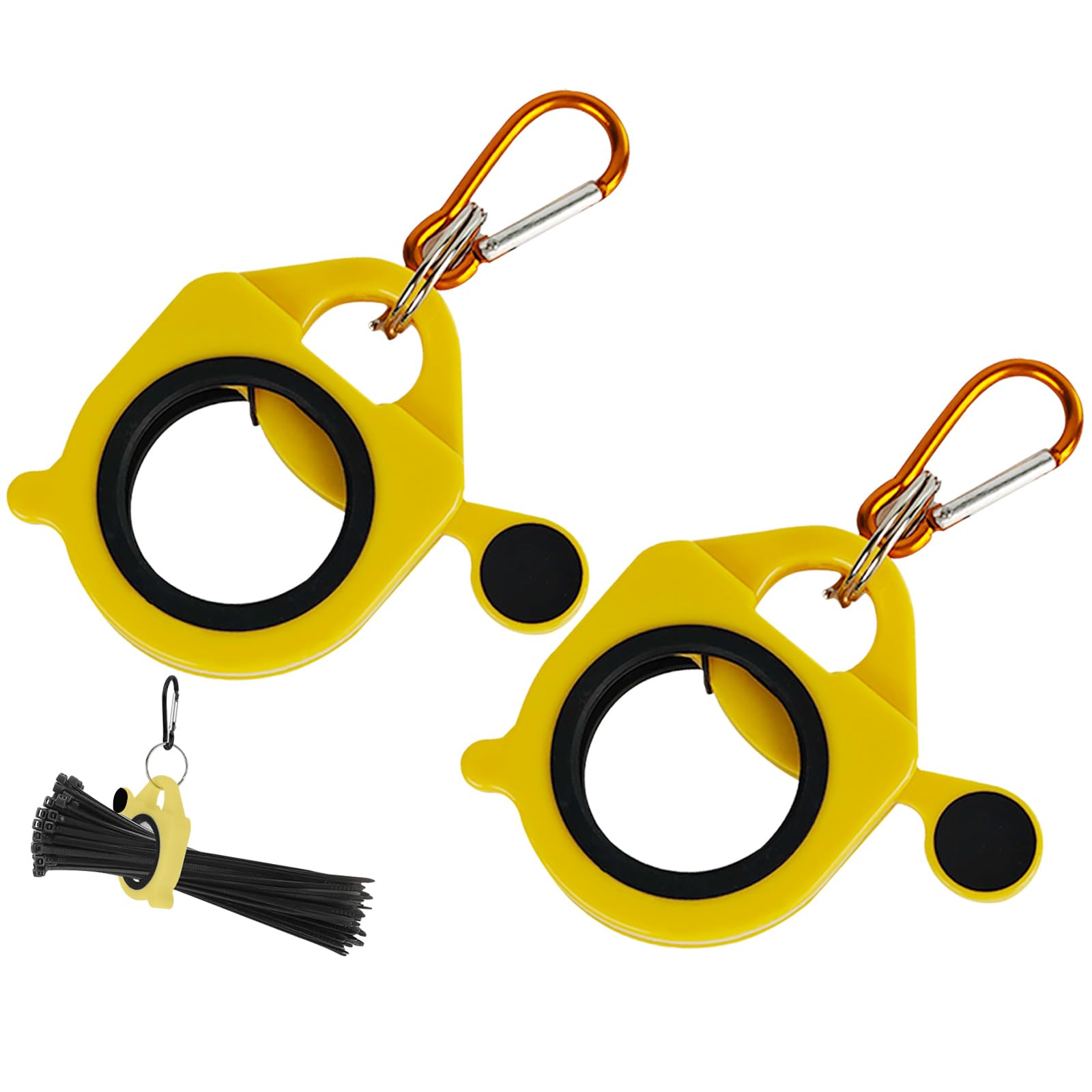 CNHABAGU Zip Tie Holder Cable Tie Holder Heavy-Duty Colored Upgraded for Tool Belt Electrician Tool Tradie Bits Organized Strong Efficient Storage