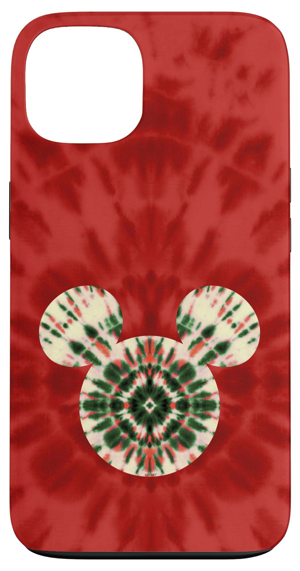 Disney Mickey Mouse Head Christmas Holiday Tie-Dye Retro Case for iPhone 13
