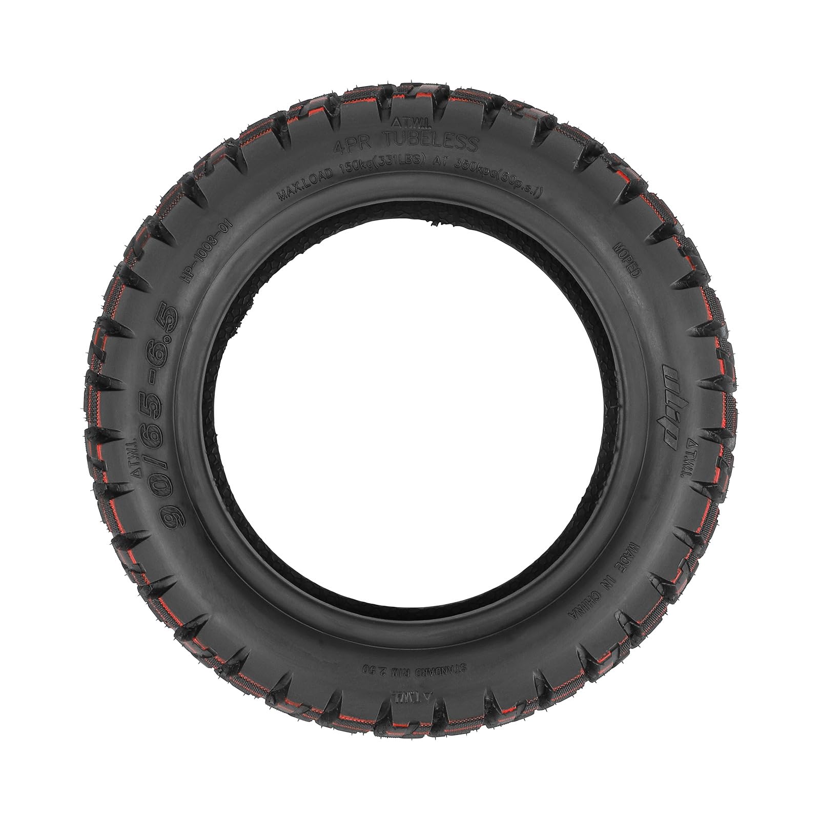 2x Vakuumreifen 90/65-6.5 | Mit Selbstheilung | Für E-Scooter & Pocket Bikes